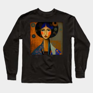 Asian Abstract #7 Long Sleeve T-Shirt